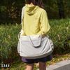 Balo Mr Ace / 43x34 / TRẮNG PHỐI TÍM