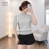 Áo len ngắn tay dệt kim style US UK H563