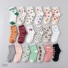 Set 5 đôi Tất cổ vừa dệt kim style US H335 / 3 - 5 kiểu / MÀU NỮ