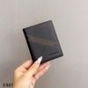 Ví A359 ngắn da thật E461 / 11.5x9 / NÂU