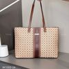 Totebag T2 style Âu Mỹ chữ nhật khoác vai hoạ tiết chữ XK1302 / m42 đ40 c29 / NÂU