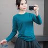 Áo thun dài tay trẻ em (phom rộng) túi ngực style US A6140 / XANH LÁ