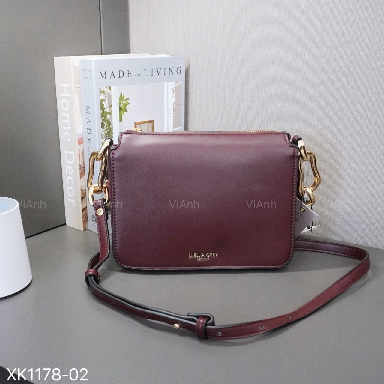 Túi xách X78 xuất Âu chữ nhật đeo chéo XK1178 / 23x18 / ĐỎ