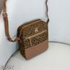 Túi đeo chéo điện thoại xuất dư NL style US UK S515 / 16x22 / ĐEN - NÂU