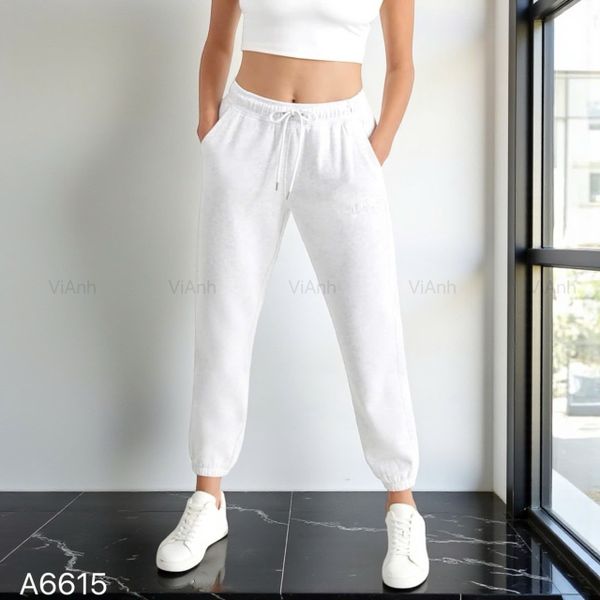 Quần nỉ K15 gấu chun style US UK / XÁM