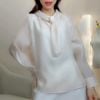 Sơ mi tơ dài tay style Hàn / D507 D508