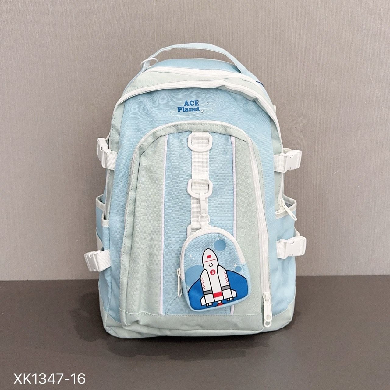 Balo B47 Mr.ACE vải dù CHR XK1347 / 30x44 / XANH