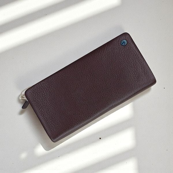 Ví dài da thật N102 / 20x10 / NÂU