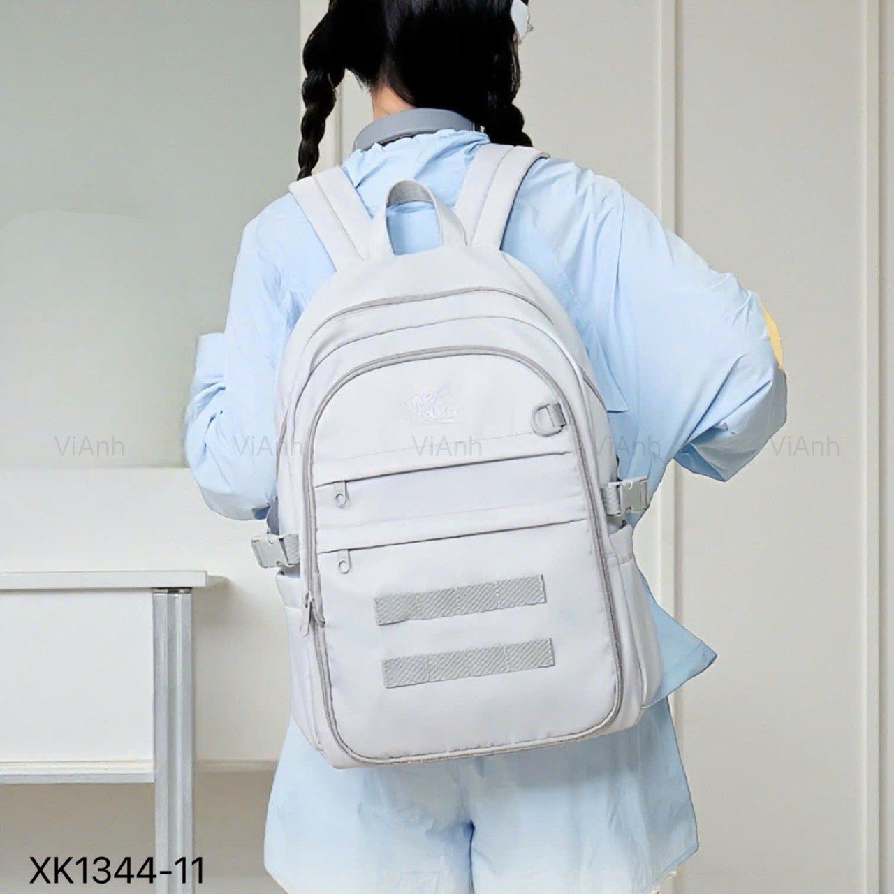 Balo B44 One idea vải dù XK1344 / 45x28 / XÁM