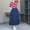 Váy dài Jeans style Hàn A2001 / XANH JEANS V21