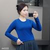 Áo A33 thun dài tay Cotton A4333 / XANH NAVY