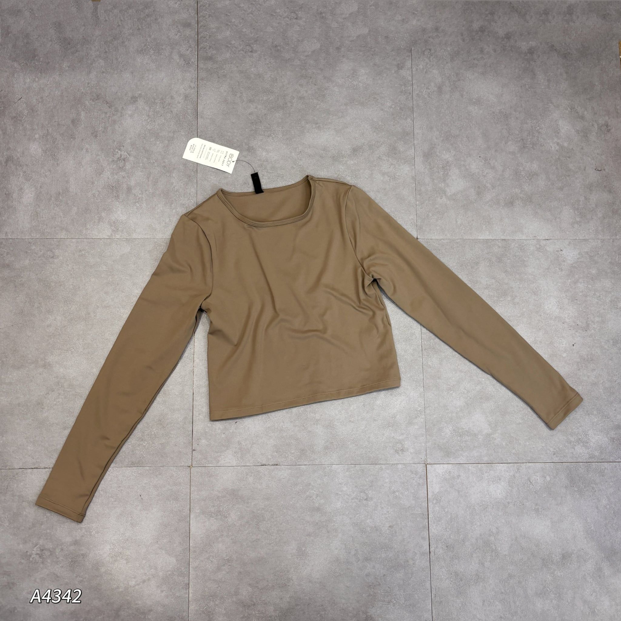 Áo C773 thun dài tay A4342 / XÁM ĐẬM