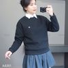 Áo Sweater Ko.short in Bos.ton / ĐEN ( K69 )