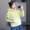 Áo Hoodie chữ dọc tay C.K / XANH ( K84 )
