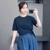 Áo C851 thun nữ dáng dài A4570 / ĐEN