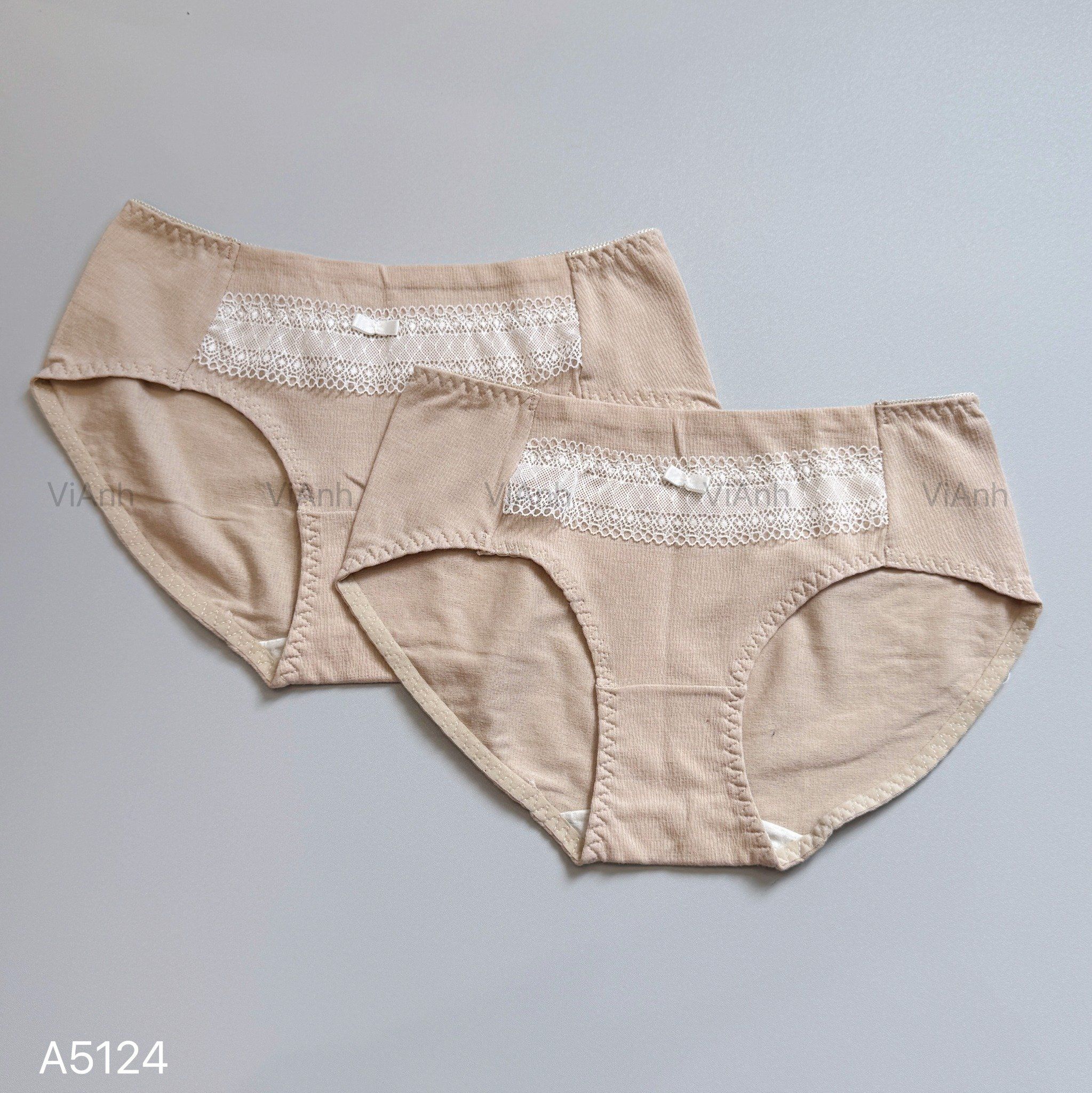 SET 2 quần lót cotton phối ren BE ( C24 )