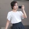 Áo thun tay bồng xuất Nhật / TRẮNG B16