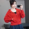 Áo khoác A6 hoodie nỉ da cá  G/A / ĐỎ