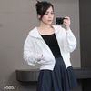 Áo khoác A7 hoodie nỉ da cá G/A / TRẮNG