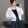 Áo khoác A7 hoodie nỉ da cá G/A / TRẮNG