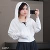 Áo khoác A7 hoodie nỉ da cá G/A / TRẮNG