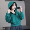 Áo khoác A8 hoodie nỉ da cá G/A / XANH LÁ
