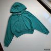 Áo khoác A8 hoodie nỉ da cá G/A / XANH LÁ