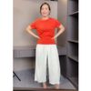 Quần lửng tencel xuất Hàn / XANH LÁ