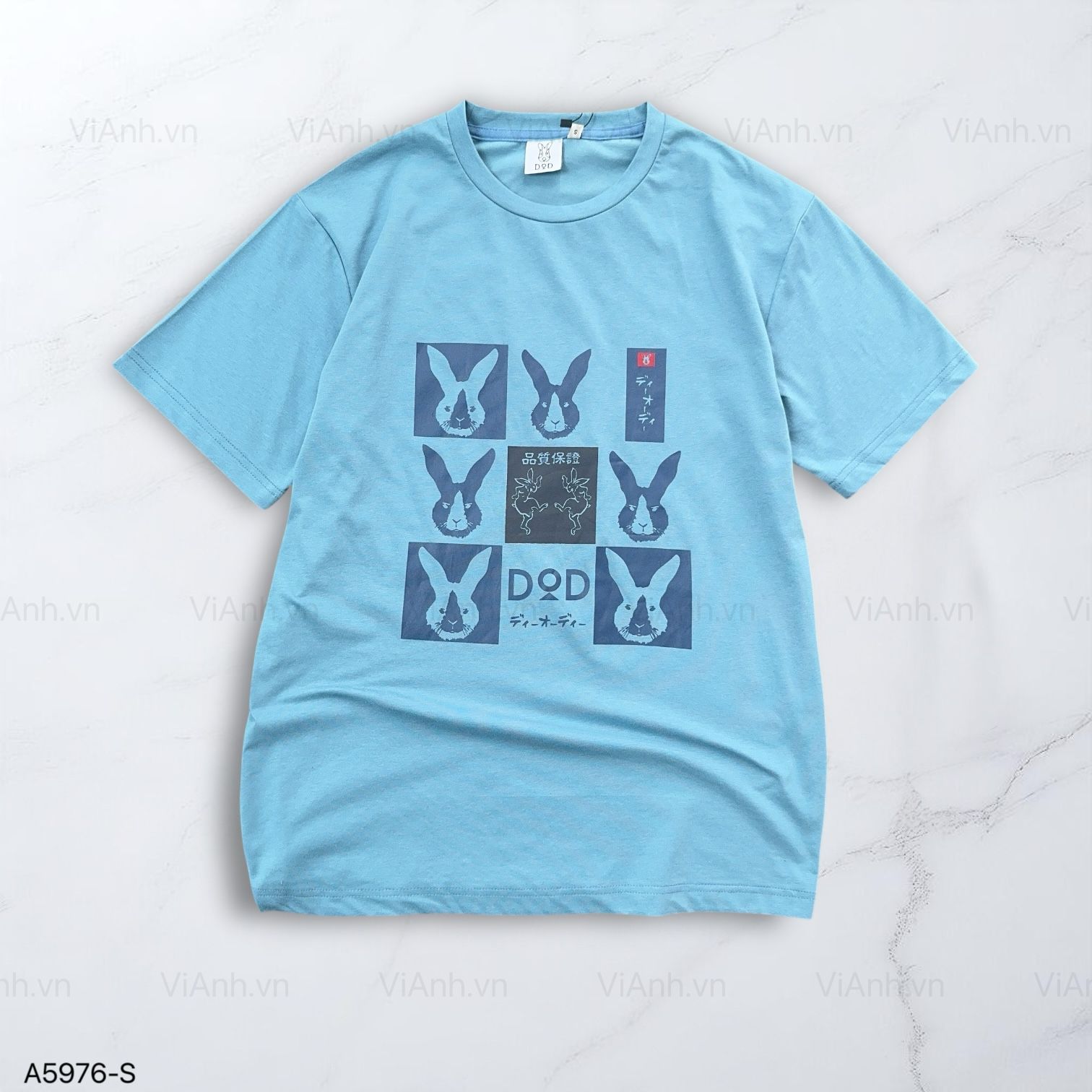 Áo thun phom rộng Style Nhật / Size: S / XANH