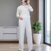 Bộ thun gân dài tay A6038 // TRẮNG B38