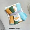 SET 4 khăn K24 cho bé xuất xịn A6124 // TONE NAM