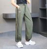 Quần dài Q95 cạp chun rút gấu style Hàn A6195 / XANH RÊU