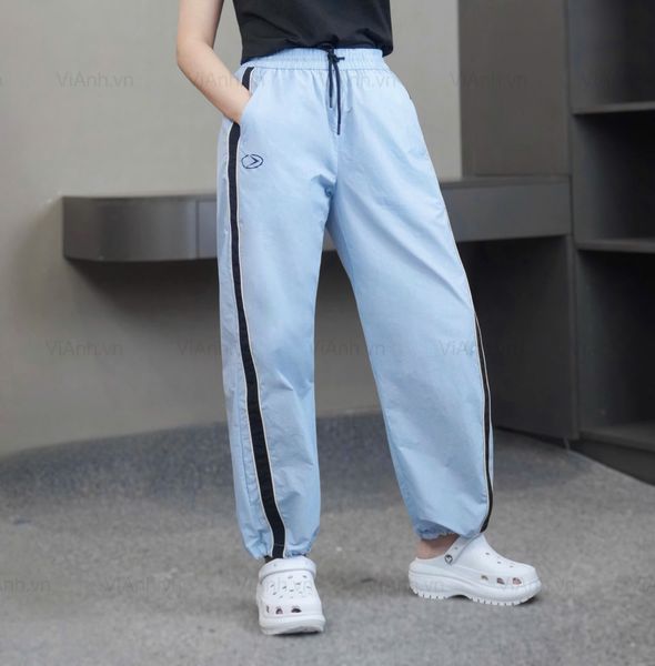 Quần dài Q96 cạp chun rút gấu style Hàn A6196 / XANH