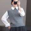 Áo K97 gile len style Âu Mỹ A6197 / GHI