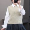 Áo K98 gile len style Âu Mỹ A6198 / BE KEM