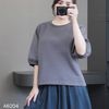 Áo sweater A4 tay bồng style US A6204 / XÁM