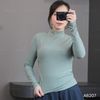 Áo thun dài tay cổ 5 phân / XANH LÁ