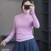 Áo thun H9 dài tay cổ 5 phân A6209 / HỒNG