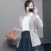 Áo khoác K40 dệt kim Cardigan style Nhật A6240 / BE