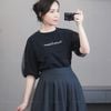 Áo A60 tay bồng style Nhật / Freesize A6260 / ĐEN