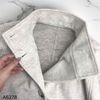 Áo khoác dạ style Hàn K78 / XÁM TRẮNG