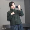 Áo khoác dạ K79 style Hàn /XANH