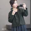 Áo khoác dạ K79 style Hàn /XANH
