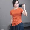 Áo thun T89 nhún eo style Hàn / CAM NÂU