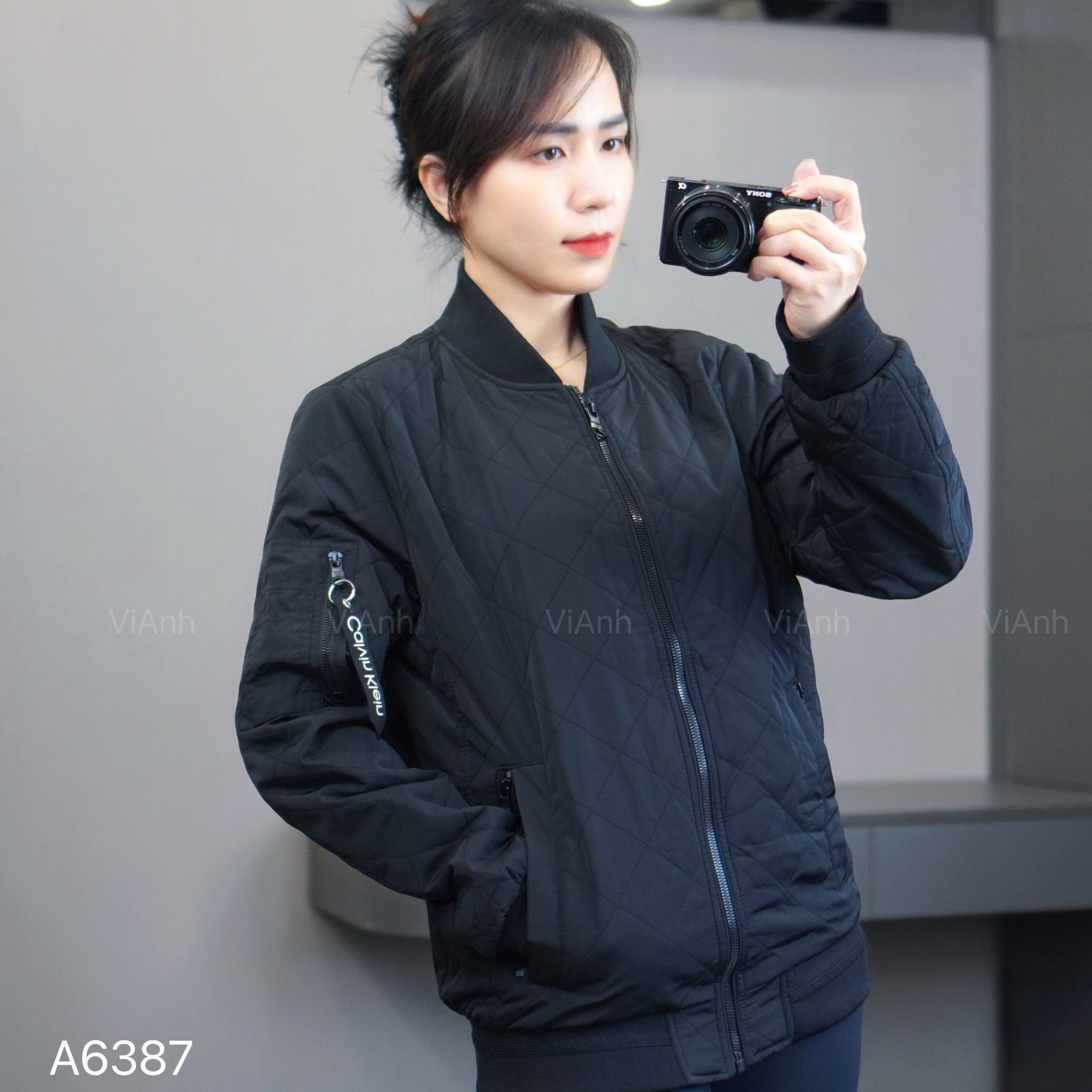 Áo khoác nam bomber chần trám style US ( K97 :ĐEN / K88 :XANH THAN / K89 : RẰN RI )