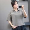 Áo nỉ ngắn tay cổ polo style Âu A5 A6