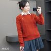 Áo A20 len dài tay style Hàn A6420 / ĐỎ