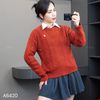 Áo A20 len dài tay style Hàn A6420 / ĐỎ