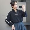 Áo sweater khoá cổ style Âu G/J ( G7 trắng sọc đen / G8 đen sọc trắng )