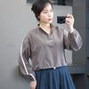 Áo sweater khoá cổ style Âu G/J